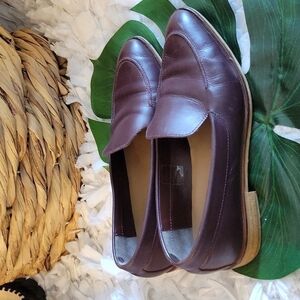 Everlane the modern loafer in maroon Comfort Casual Work Career Shoes size 6.5